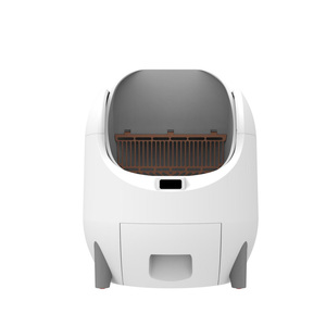 Caja de arena para <span class=keywords><strong>gatos</strong></span> inteligente de autolimpieza con robot, caja de arena de plástico fácil de limpiar para <span class=keywords><strong>gatos</strong></span>, peso de 10kg - Product Image 6