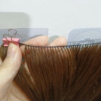 Vendeurs de cheveux naturels raides invisibles pour femmes Cuticules alignées Cheveux humains bruts Respirant Mince Douce Plume Trame de cheveux de génie