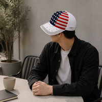 Casquette de baseball réglable en coton pour les voyages en plein air