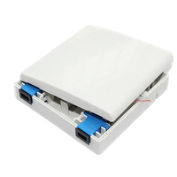 Boîtier mural FTTH 86 Type pour fibre optique, 2 cœurs SC/APC SC/UPC, mini-boîtier terminal FTTH