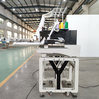 Nouvelle machine à broder industrielle informatisée à tête unique, 1200 tr/min, 12/15 aiguilles, moteur haute précision, pour broderie de logos sur casquettes, t-shirts et chapeaux