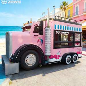 Factory Wholesale Electric Mobile Catering <b>Trailer</b> Full Kitchen Equipment Coffee Burger Hot Dog Food Truck for Commercial Use - Product Image 1