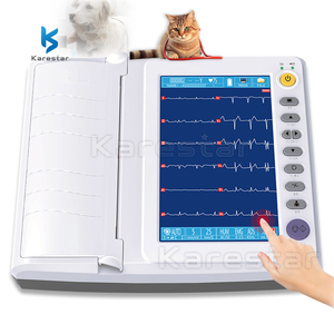 Großhandel mit 12-Kanal-Touchscreen-Digital-EKG-Gerät für medizinische Zwecke Wieder verwendbares PET-EKG für Tierärzte - Product Image 1
