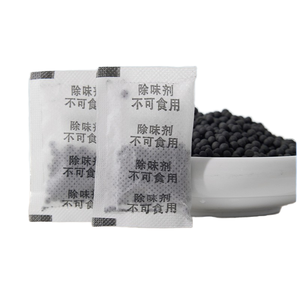 Charbon Actif Déodorant Déshydratant 3g Sac en Tissu Non-Tissé Enduit Résistant à la Déchirure Agents Auxiliaires pour Cuir Pureté 99% Carbone - Product Image 1