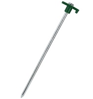 56789 # vente chaude en acier tente clous chevilles avec Camping maillet en caoutchouc tente Essentials Kit accessoires pelle à poussière et brosse tente outil