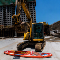 Planche à pagaie gonflable en PVC épaissi et renforcé pour adultes - Surf à pagaie debout en plein air