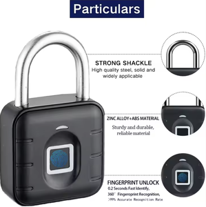 Outdoor Electronic <strong>Code</strong> <strong>Padlock</strong> - Waterproof &amp; Rustproof Smart <strong>Lock</strong> with Anti-Theft Design for Gates &amp; Cabinets - Product Image 4