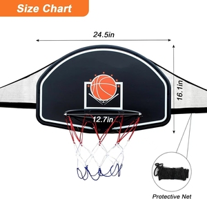 Cerceau de basket-ball facile à installer <span class=keywords><strong>avec</strong></span> mini <span class=keywords><strong>balle</strong></span> <span class=keywords><strong>et</strong></span> pompe pour garçons <span class=keywords><strong>et</strong></span> filles ajouter du plaisir <span class=keywords><strong>avec</strong></span> leur <span class=keywords><strong>trampoline</strong></span> - Product Image 2