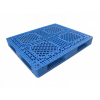 Fabricant chinois, vente de palettes en plastique à grille double face réutilisables de haute qualité en HDPE, 1300*1100*150mm, usage intensif