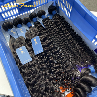 Fournisseur de Cheveux Bouclés Birmans de Guangzhou, Extensions de Cheveux Vierges Afro Kink en Paquet