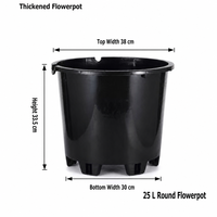 Pot de plantation pour myrtilles, pot à fond bombé avec couvercle en feuille de polycarbonate, épaissi pour une durabilité accrue, facile à retirer