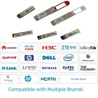 Émetteur-récepteur optique OEM QSFP+ 40GBASE-SR4 40Km SMF DDM/DOM pour équipement de fibre optique