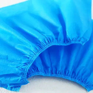 PP Shoe Cover Cover --100pc/bag Disposable Non Woven Blue Soft Antiskid Shoe Cover With CE With High Quality Made In China