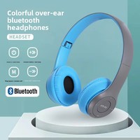 Casque de jeu en ligne le moins cher P47 sans fil mains libres, casque circum-auriculaire à prix abordable, étanche IPX4