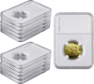 Estuche de acrílico de 19 mm con protección UV para monedas, soporte de almacenamiento para monedas clasificadas, ideal para monedas de un centavo de la Moneda de EE. UU. - Product Image 1