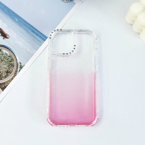 Gradient màu trong suốt chống sốc 360 rõ ràng TPU fundas PC tpupc trở lại mới celular honatop forros bảo vệ điện thoại di động trường hợp - Product Image 4