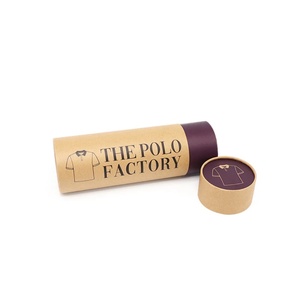 Biodegradable Wholesale Custom Luxury Kraft Paper Tube Packaging Garments Container for Clothing Storage - Product Image 3