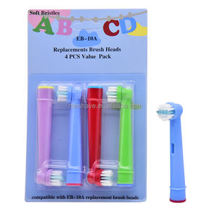 Brosse à dents électrique Sonic personnalisable 1 pièce EB-10A Enfants Écologique <span class=keywords><strong>4</strong></span> têtes de brosse Oral-B Têtes de brosse à dents pour enfants Remplacement - Product Image 2
