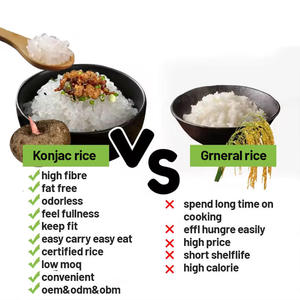 Vente à chaud en gros shirataki faible en calories et faible en gras restauration rapide <span class=keywords><strong>riz</strong></span> sec <span class=keywords><strong>riz</strong></span> <span class=keywords><strong>konjac</strong></span> <span class=keywords><strong>riz</strong></span> <span class=keywords><strong>konjac</strong></span> séché - Product Image 5