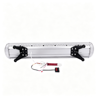96W LED 26 Stroboskop-Modi IP65 Warnleuchte Dachmontage PC-Aluminiumlegierungsgehäuse Mehrere Farben für 4x4 Offroad Notfallrettung