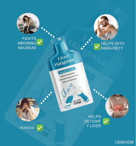 Etiqueta privada Natural acelera la descomposición del alcohol resaca líquido oral dolor de cabeza y alivio del estómago soporte bebida de sobriedad - Product Image 5