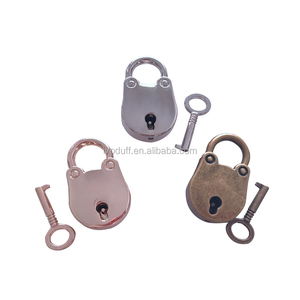 Ivoduff al por mayor redondo Vintage candado antiguo candado con llave para caja de regalo de madera - Product Image 6
