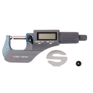 Misurazione meccanica ad alta precisione Display elettronico digitale micrometro esterno digitale 0-25mm - Product Image 1