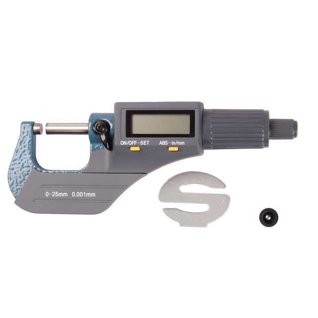 High Precision Mechanical Measurement Digital Electronic Display 0-25 mm Digital Outside Micrometer