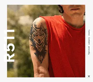 Personalizable hombres moda <span class=keywords><strong>tatuaje</strong></span> Marca Diseño Original impresión 15 días duración semipermanente <span class=keywords><strong>tatuaje</strong></span> temporal pegatina - Product Image 1