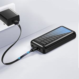Batterie externe multifonctionnelle portable solaire à charge rapide, grande capacité 30000 mAh, pour voyage, camping et situations d'urgence (vente en gros) - Product Image 4