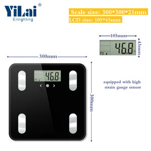 Balance de mesure pour la graisse corporelle, jouet pour mesurer la masse musculaire, les calories, avec batterie rechargeable USB - Product Image 4