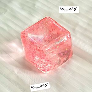 Juguete Antiestrés de Malta con Polvo Dorado, en Forma de Cubo de Hielo Aurora de 45cm, Flexible, Unisex - Product Image 6