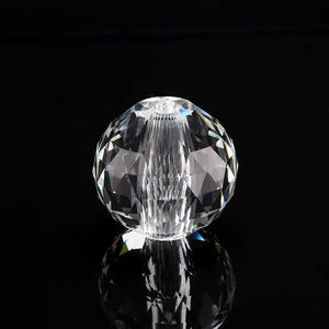 Lampe de table en cristal de luxe, lustre en cristal, verre de cristal facetté, <span class=keywords><strong>boule</strong></span> en verre de cristal avec trou - Product Image 2
