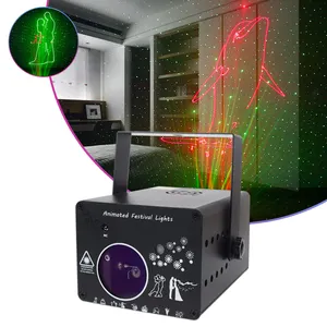 Ustensile de décoration lumineuse led de noël, équipement dj de musique, projecteur laser, lampe, éclairage de vacances, meilleur prix, effet zhensheng pour la maison