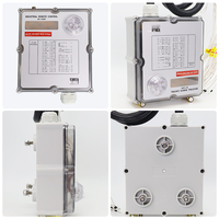 Remote Kontrol Radio Industri 12 Tombol Kecepatan Ganda Tahan Banting IP67 dengan Tombol Stop Darurat Bersertifikasi CE untuk Overhead Crane Hoist
