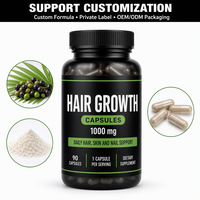 Capsules de Biotine Multivitaminée pour la Croissance des Cheveux 1000 mg Soutien Peau et Ongles 90 Comprimés Formule Personnalisée Marque Privée OEM ODM