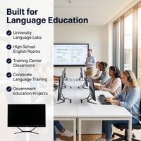 Sistema de Laboratorio de Idiomas Digital, PC Todo en Uno, Software de Enseñanza Integrado, Hardware Personalizado, Solución Llave en Mano