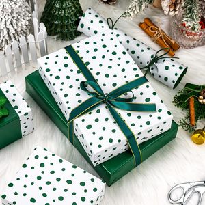 Irregular dotted gift <b>wrapping</b> <b>paper</b> Simple and fresh design Suitable for baby shower daily use and birthday gift <b>wrapping</b> - Product Image 5