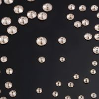 Perles de strass souples en résine époxy de soie de 5 mm à dos plat avec trou central à coudre pour la fabrication de bracelets ajustables et la fourniture de composants de bijoux
