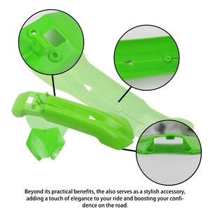 Protecteur <span class=keywords><strong>d</strong></span>'aile de roue avant en plastique durable et stable et <span class=keywords><strong>plaque</strong></span> <span class=keywords><strong>d</strong></span>'<span class=keywords><strong>immatriculation</strong></span> pour 47cc 49cc Apollo <span class=keywords><strong>2</strong></span> Stroke Pit Bike - Product Image 4