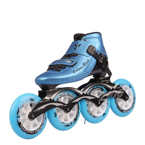 <span class=keywords><strong>Patines</strong></span> de Velocidad Profesionales para Adultos Hombres y Mujeres <span class=keywords><strong>Patines</strong></span> en Línea de una Sola Fila con <span class=keywords><strong>Ruedas</strong></span> de Carrera Luminosas para Profesionales - Product Image 4