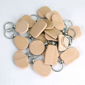 Llaveros de Madera con Diseño Personalizado, Opciones de Grabado y Láser, Impresión UV Ecológica para Etiquetas y Anillos de Llaveros DIY - Product Image 2