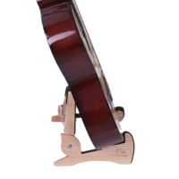 Custom Wood Folding Guitar Stand Rack for Classical Acoustic Electric Bass Guitar Display Stringed Instruments Accessory