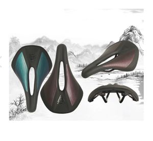 <span class=keywords><strong>Selle</strong></span> <span class=keywords><strong>de</strong></span> vélo <span class=keywords><strong>de</strong></span> course légère et respirante, bicolore, creuse, absorbant les chocs, durable, imperméable, pour <span class=keywords><strong>VTT</strong></span> et route - Product Image 4