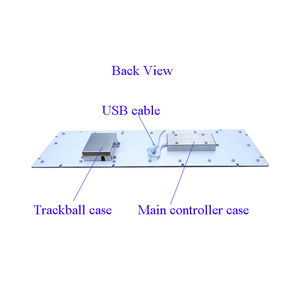 Bàn phím kim loại gắn phía sau <span class=keywords><strong>103</strong></span> phím với các phím chức năng và trackball - Product Image 4