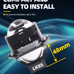 Sistema de Iluminación LED para Automóviles Sanvi LK8S, Nuevos Faros Delanteros con Lente Cuadrada, Accesorios para Automóviles a Bajo Precio, Accesorios para Motocicletas - Product Image 5