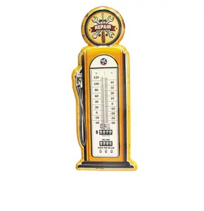 Best Verkopende Metalen Wandthermometer, Goedkope Tinthermometer, Garage Wandbord