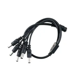 Connecteur noir cordon d'alimentation 2.5*0.7mm 5v mâle à mâle fil 2.5mm câble d'alimentation cc cordon cc 2.5mm câble cc