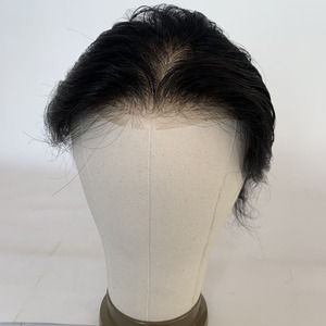 วิกผมธรรมชาติแบบ<span class=keywords><strong>ส</strong></span>วิ<span class=keywords><strong>ส</strong></span><span class=keywords><strong>ส</strong></span>ำหรับผู้ชายถุงเท้าระบบเส้นผมของผู้ชายวิกผม100% มนุษย์อินเดียสำหรับเปลี่ยนเทียม - Product Image 2