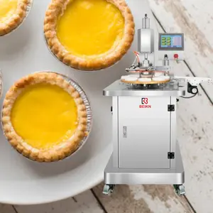 Compressor de ar automático completo Tartlet Shell Pie Crust Molding formando fazendo a máquina para pequenas empresas